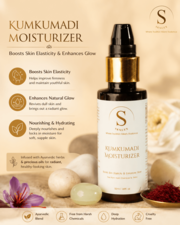 Kumkumadi Moisturizer | Boosts Skin Elasticity & Enhances Glow. 